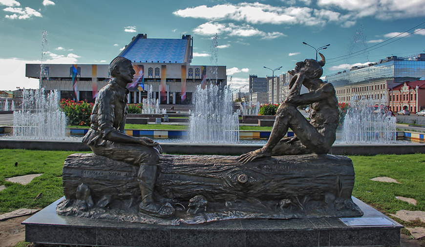 Памятник татарскому лешему Шурале